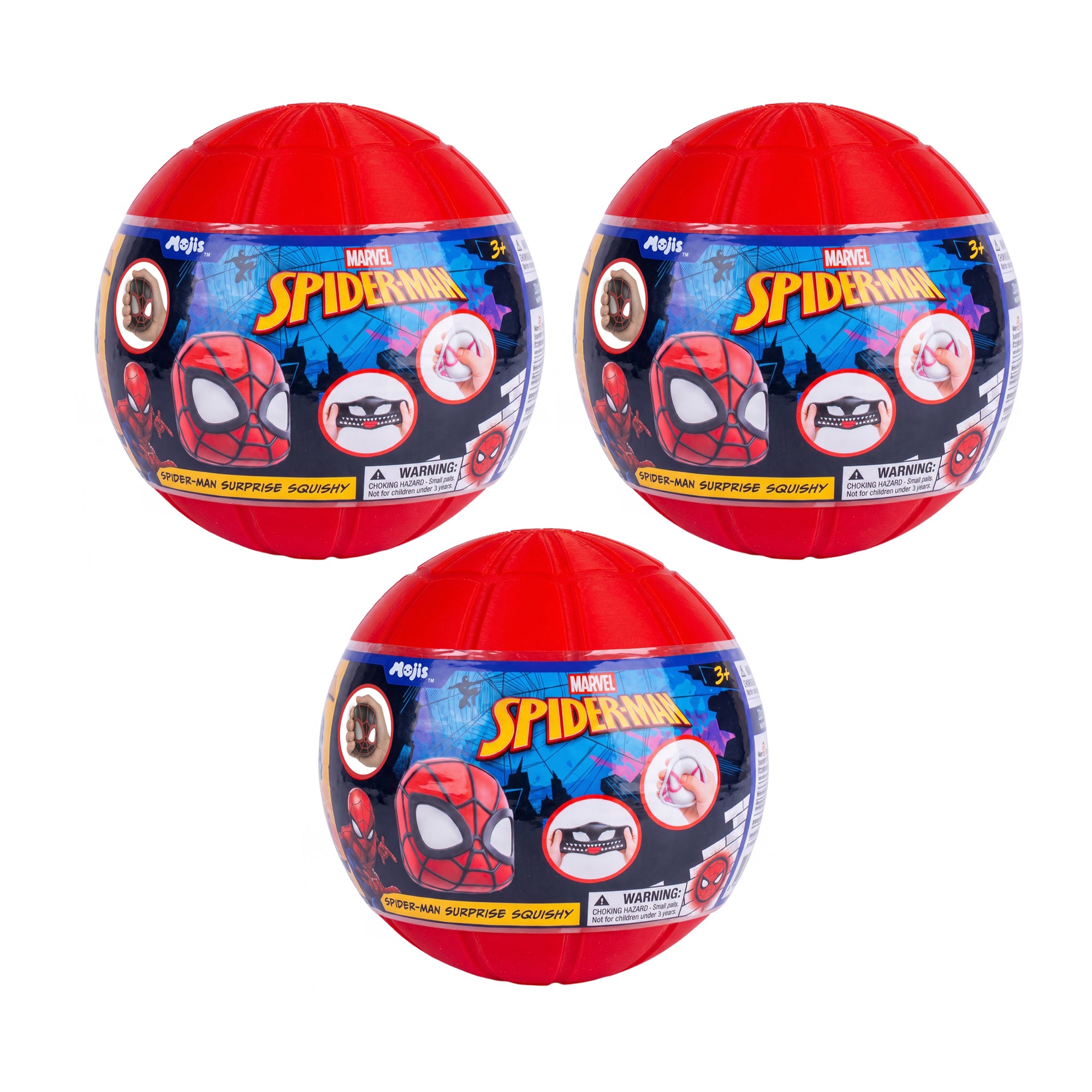Spider-Man Miles Ghost Venom MOJIS Marvel Surprise Squishy