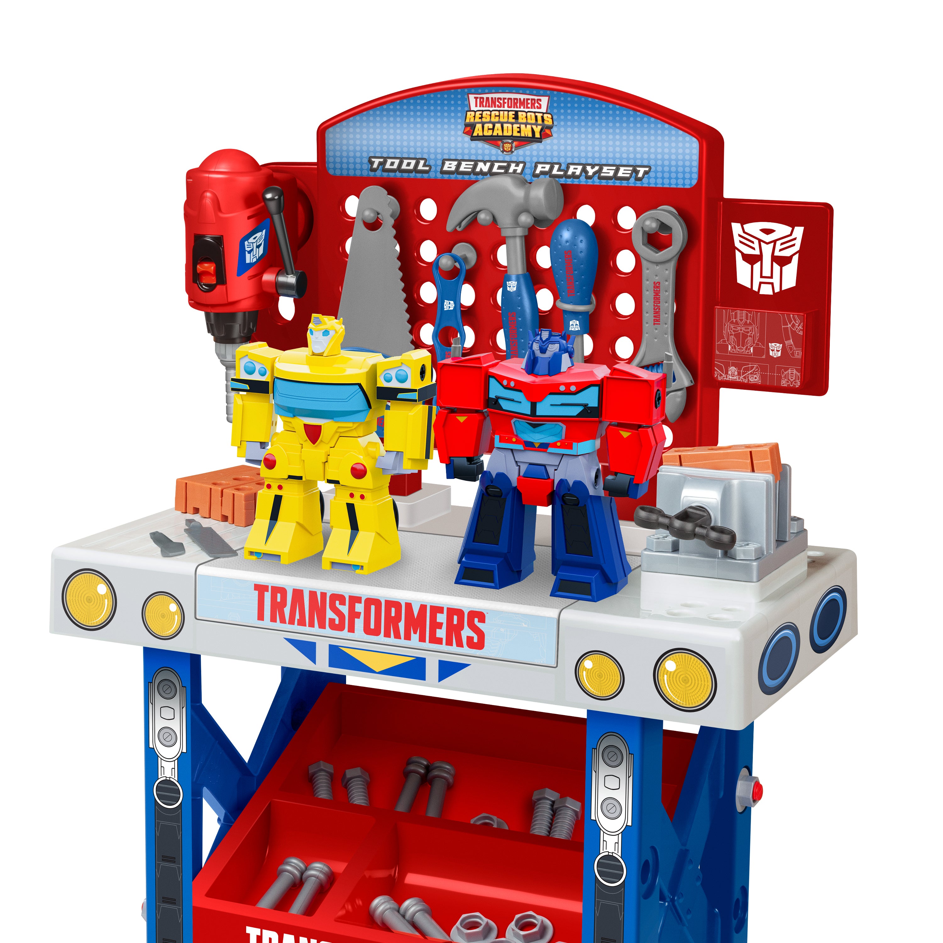 Transformers Rescue Bots Academy Tool Bench Playset with Take Apart Robots