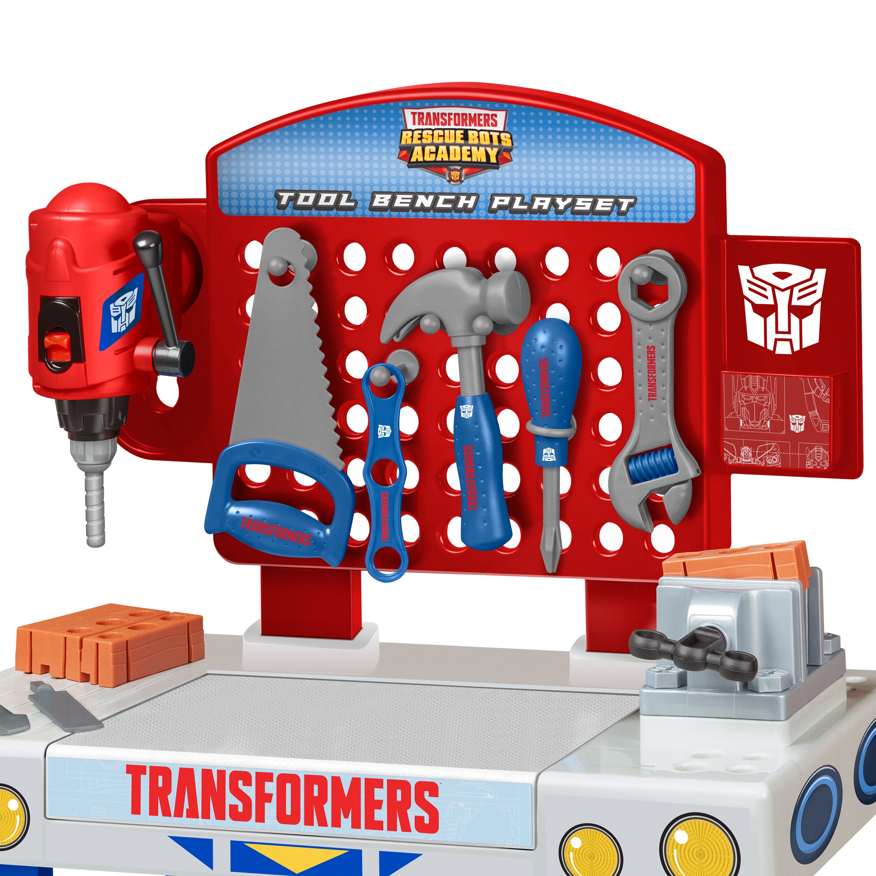 Transformers Rescue Bots Academy Tool Bench Playset with Take Apart Robots