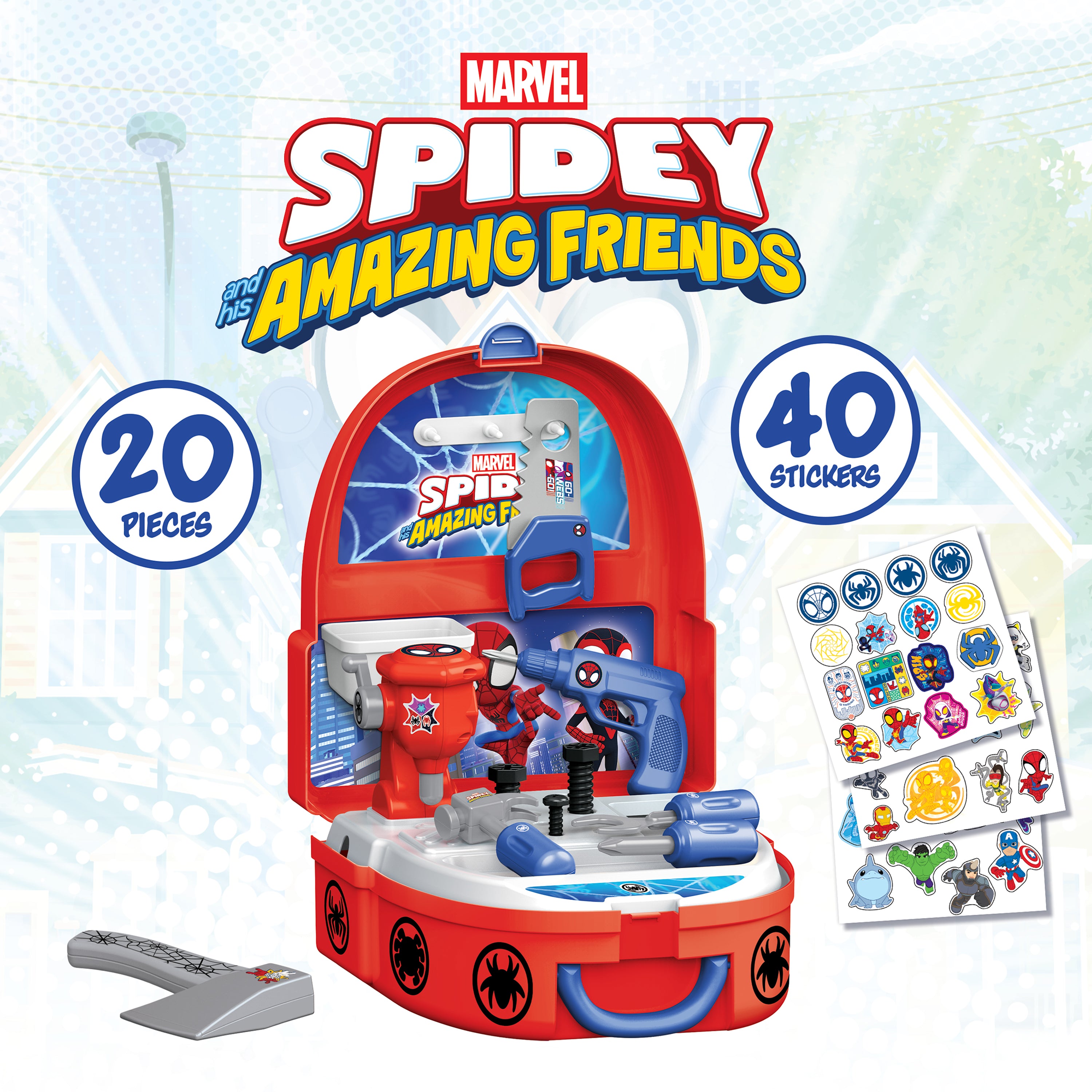 Spidey And His Amazing Friends Handyman Backpack Playset