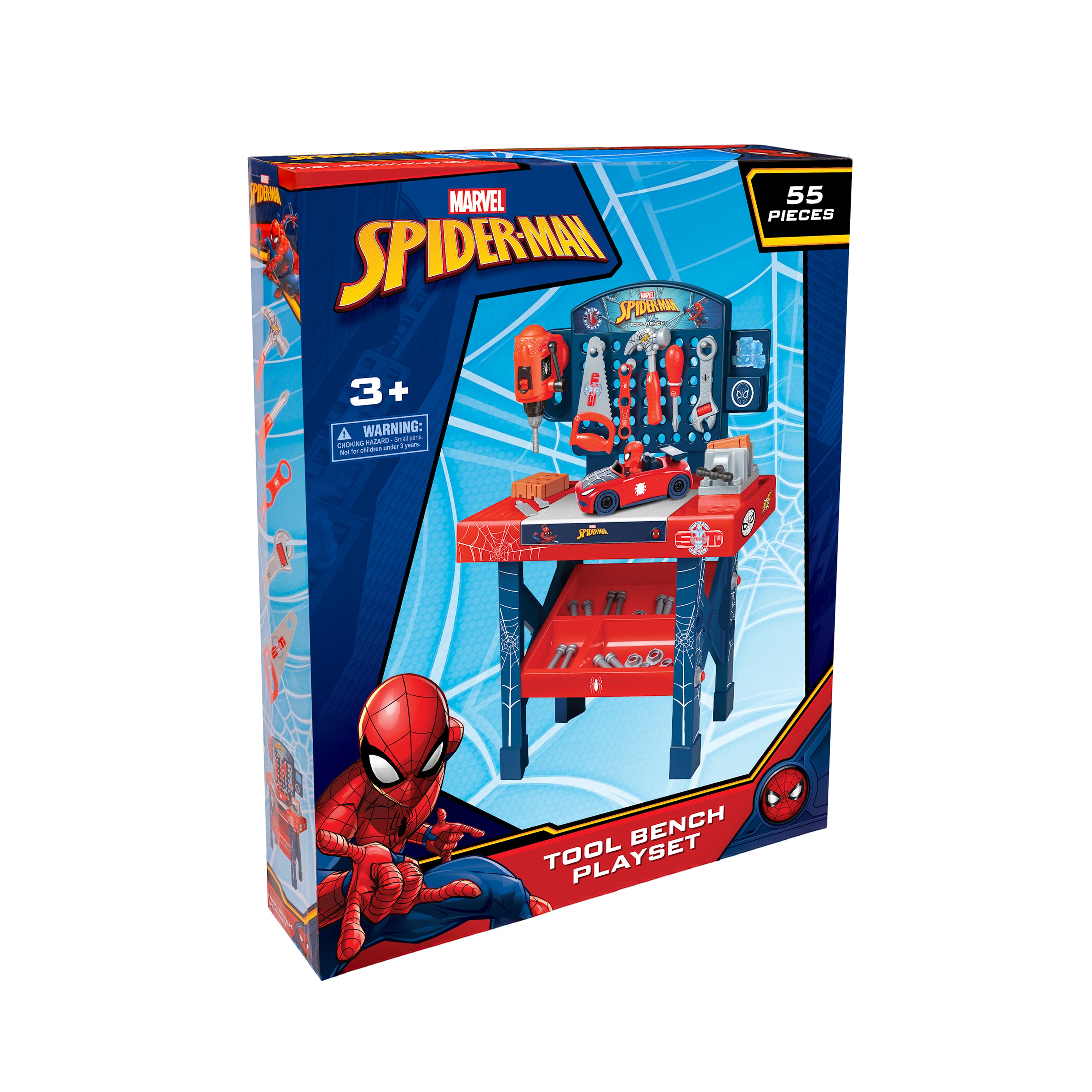 Spider-Man Tool Bench Playset with Take Apart Car