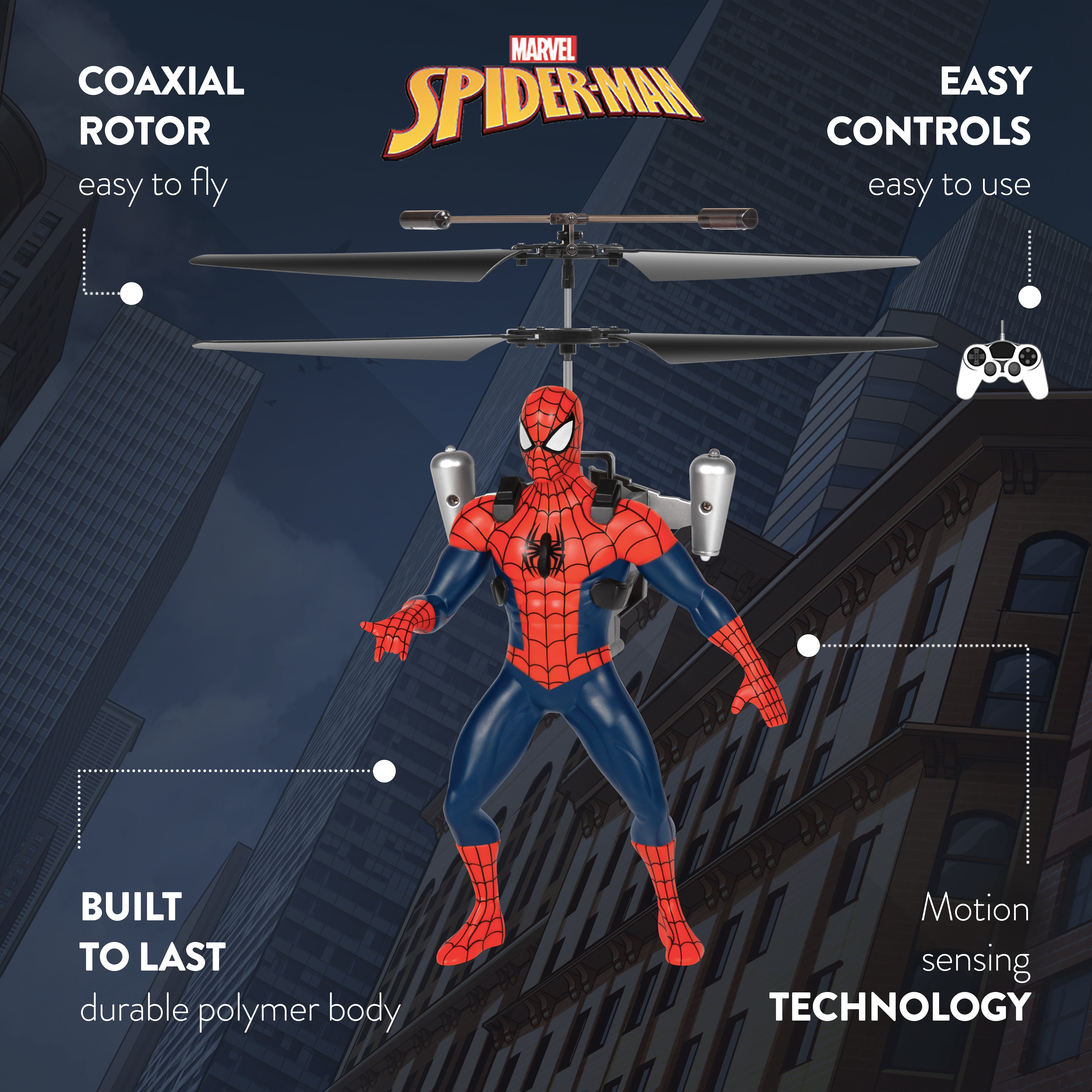 Spider-Man IR Remote Control Flying Figure
