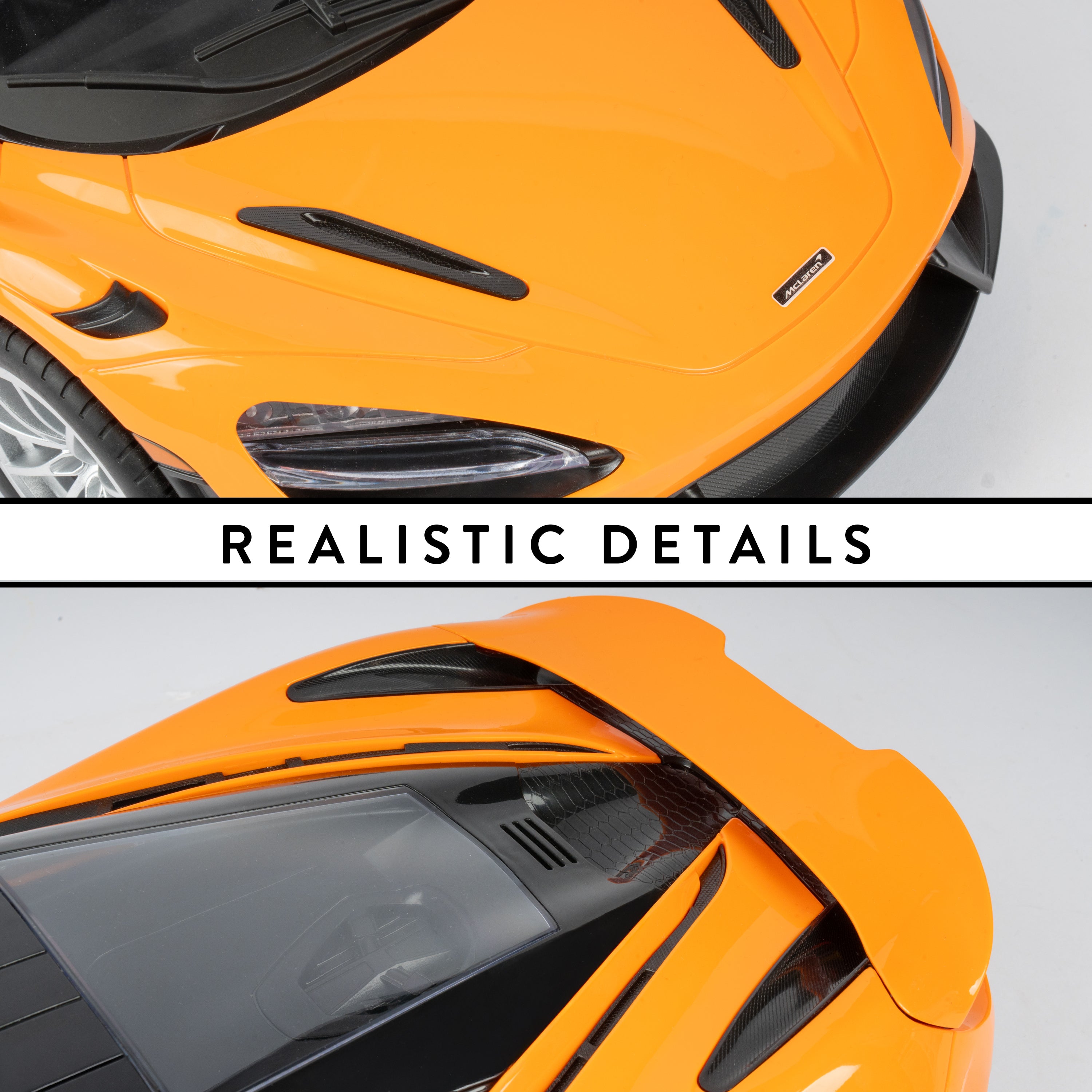 1:10 McLaren 765LT 2.4Ghz RC Car with Rechargeable Battery