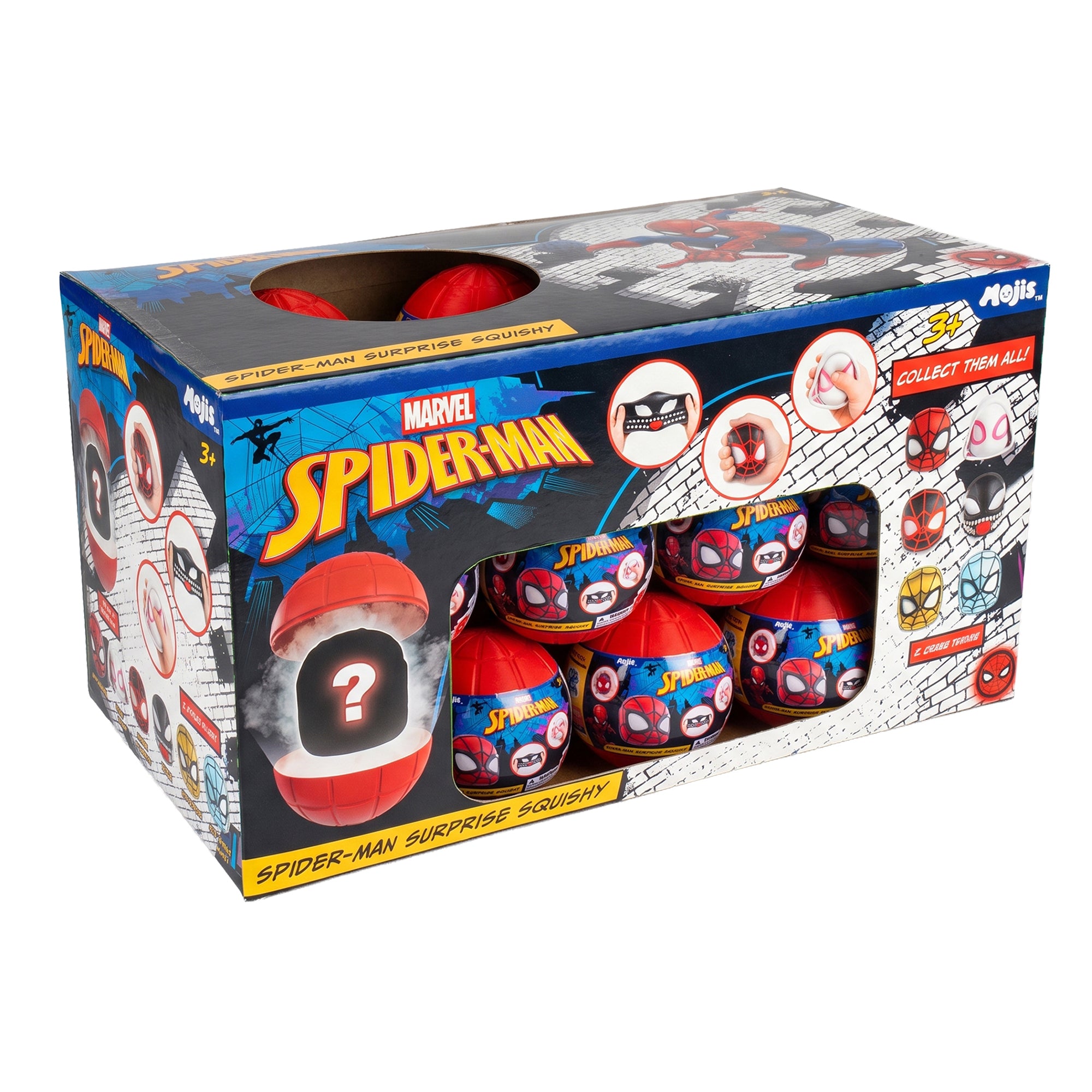 Spider-Man Miles Ghost Venom MOJIS Marvel Surprise Squishy