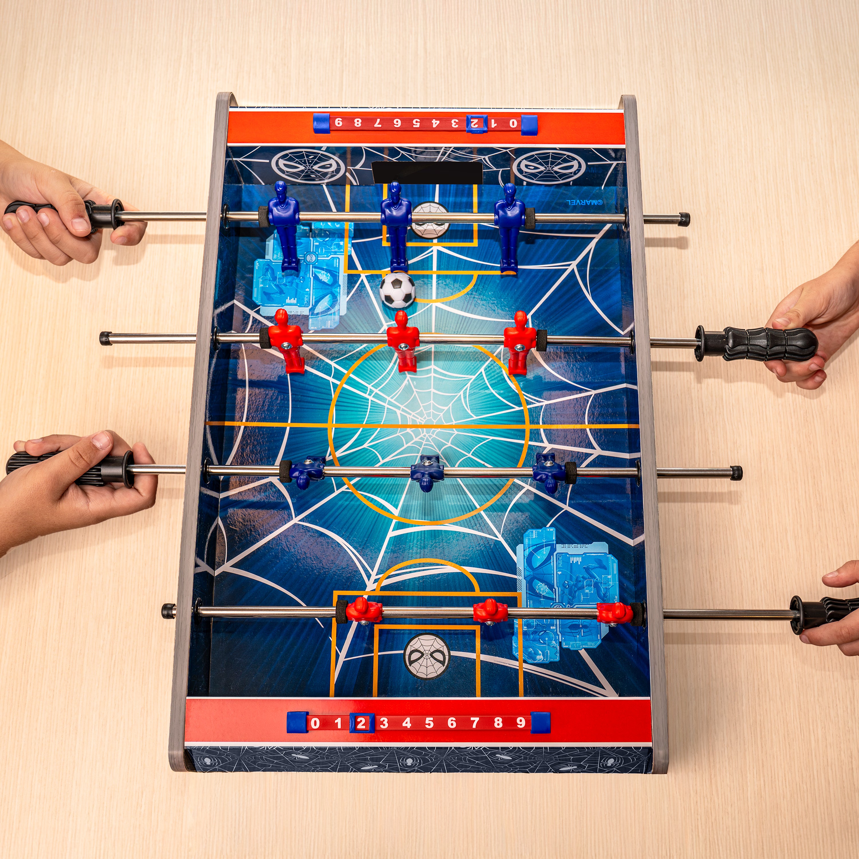 Spider-Man Tabletop Wooden Foosball Game