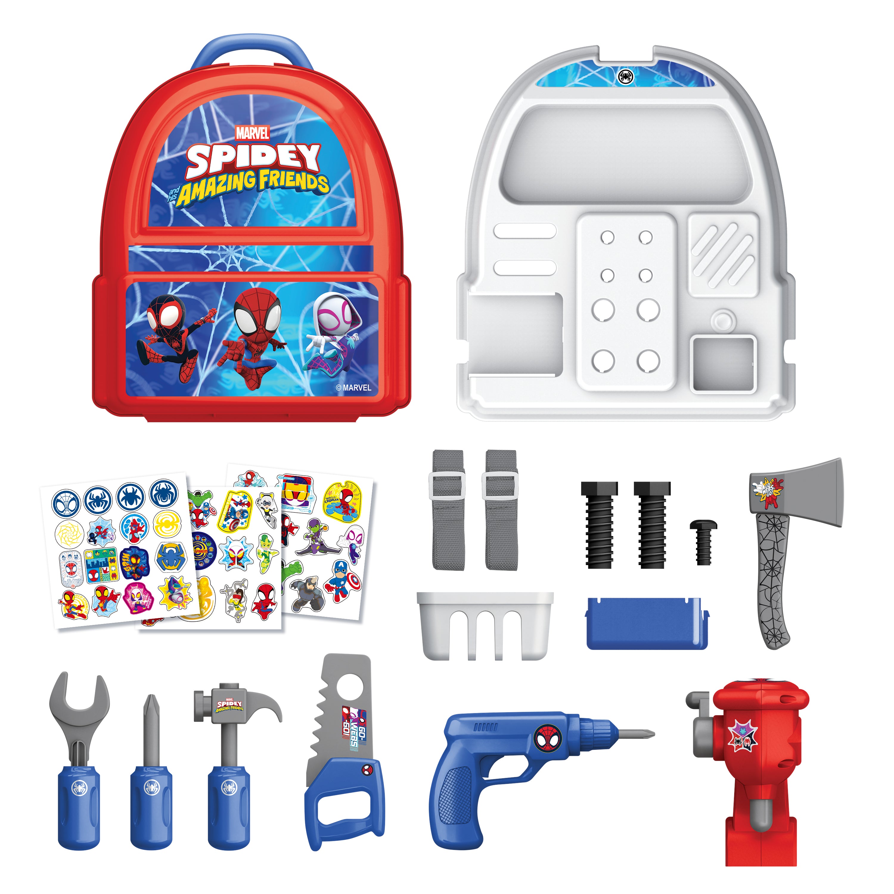 Spidey And His Amazing Friends Handyman Backpack Playset
