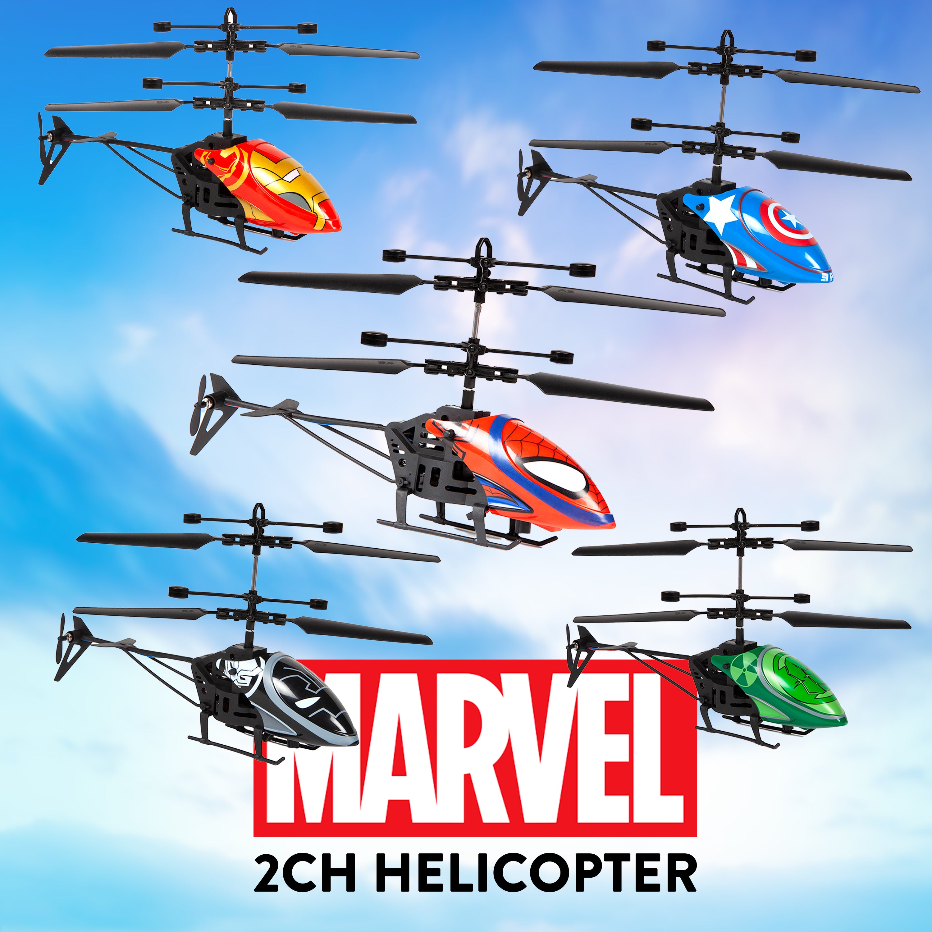 Marvel 2CH RC Helicopters ( Bundle )