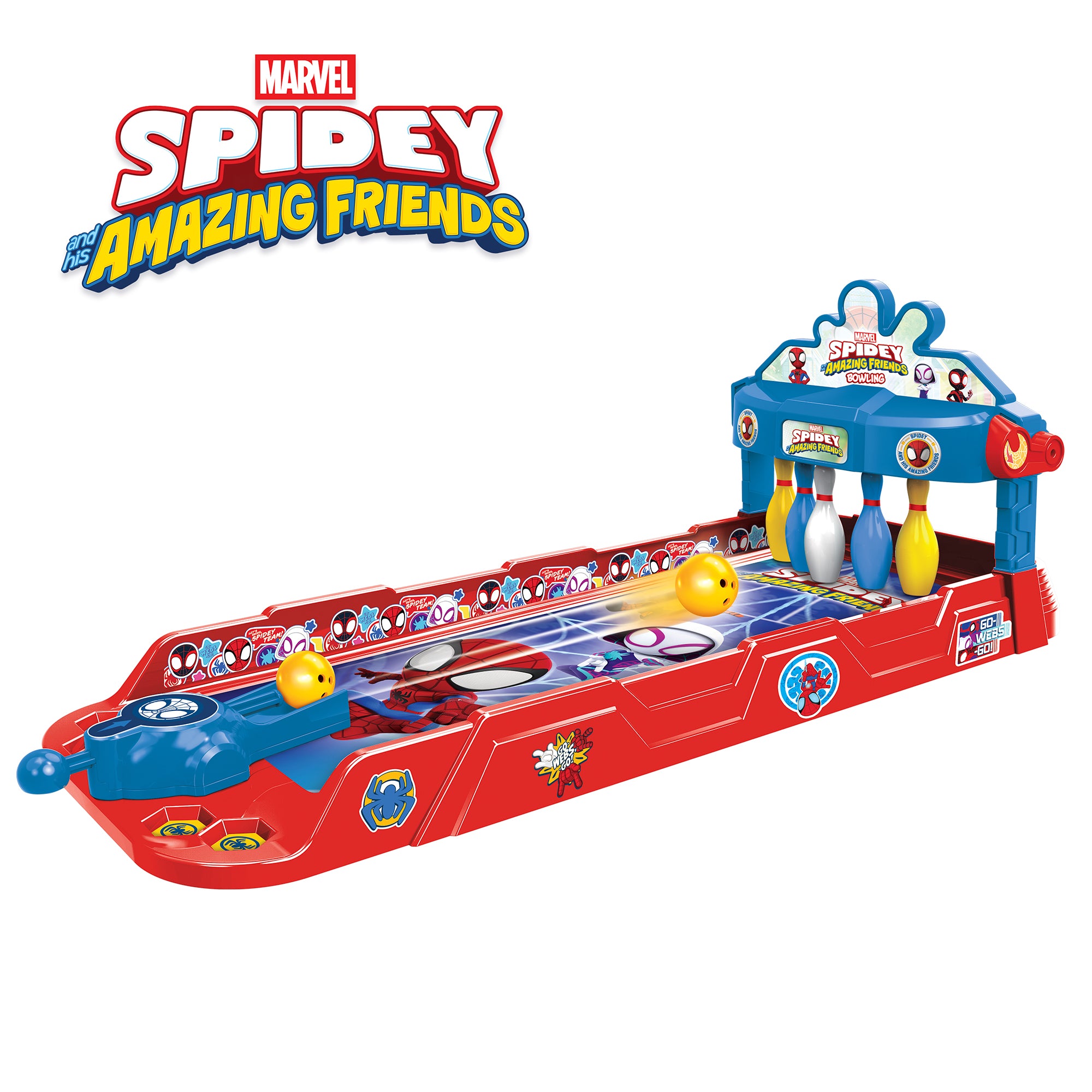 Spidey & his Amazing Friends Tabletop Bowling Play Set