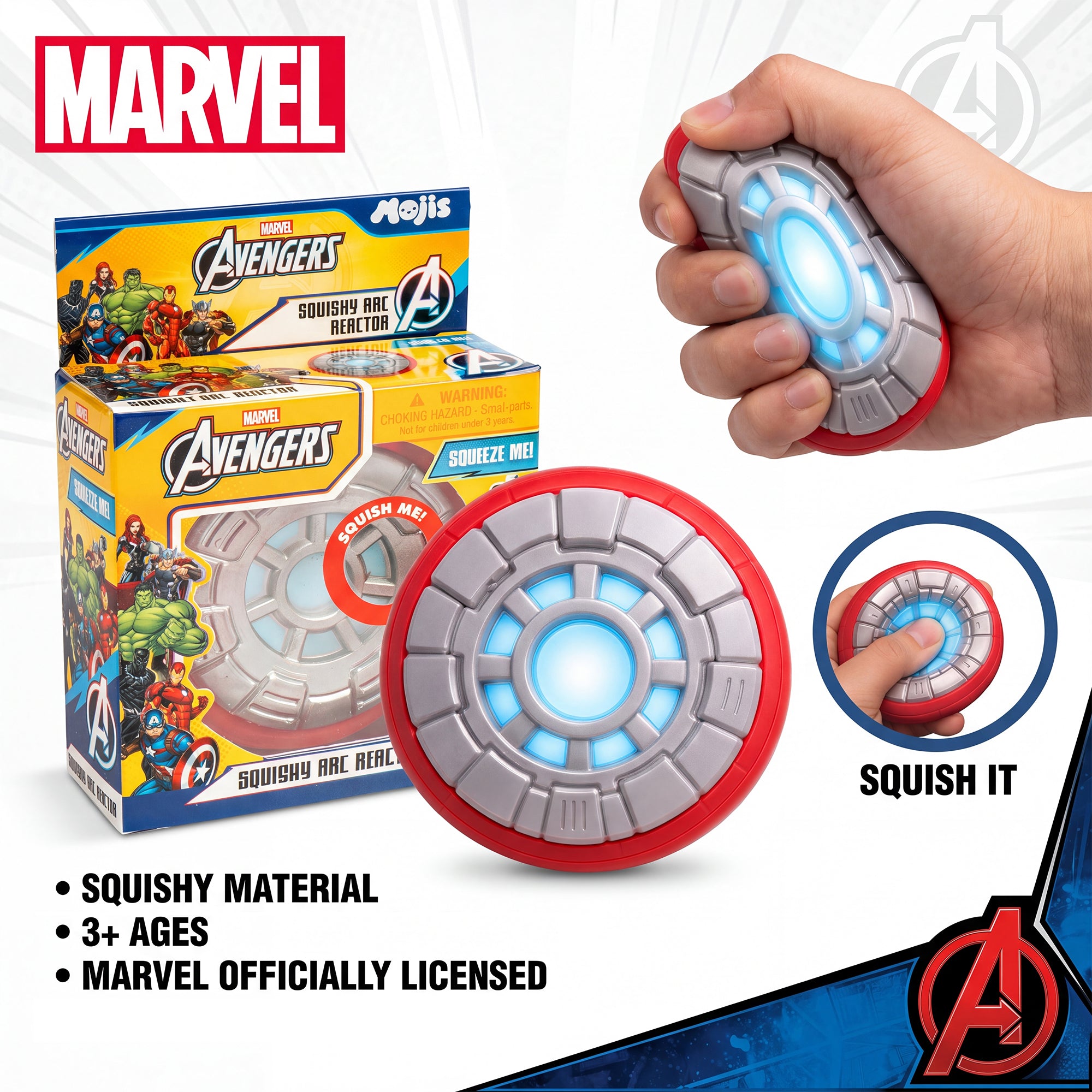 Marvel IRON MAN Avengers Squishy Arc Reactor by MOJIS