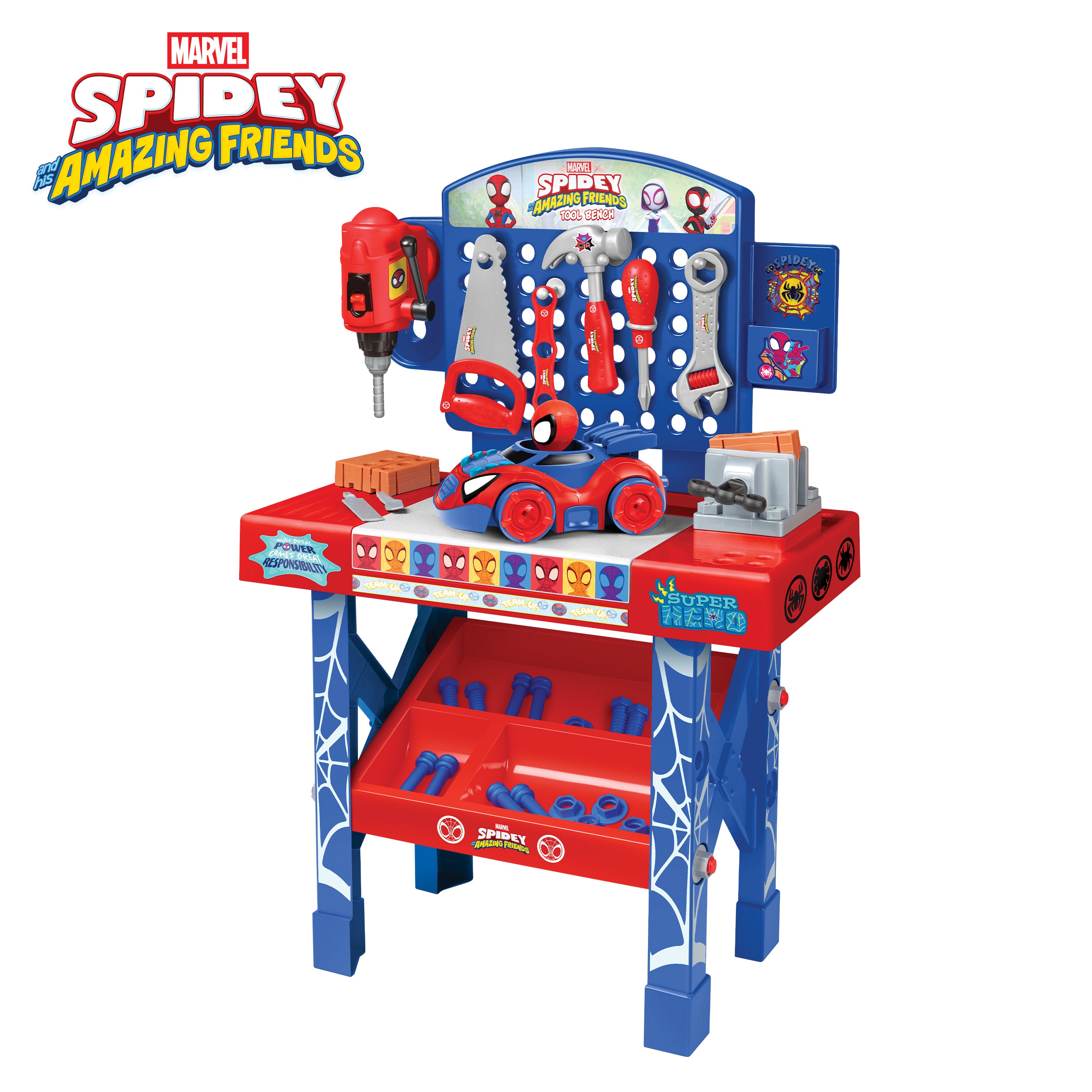 Spidey and His Amazing Friends Tool Bench Playset