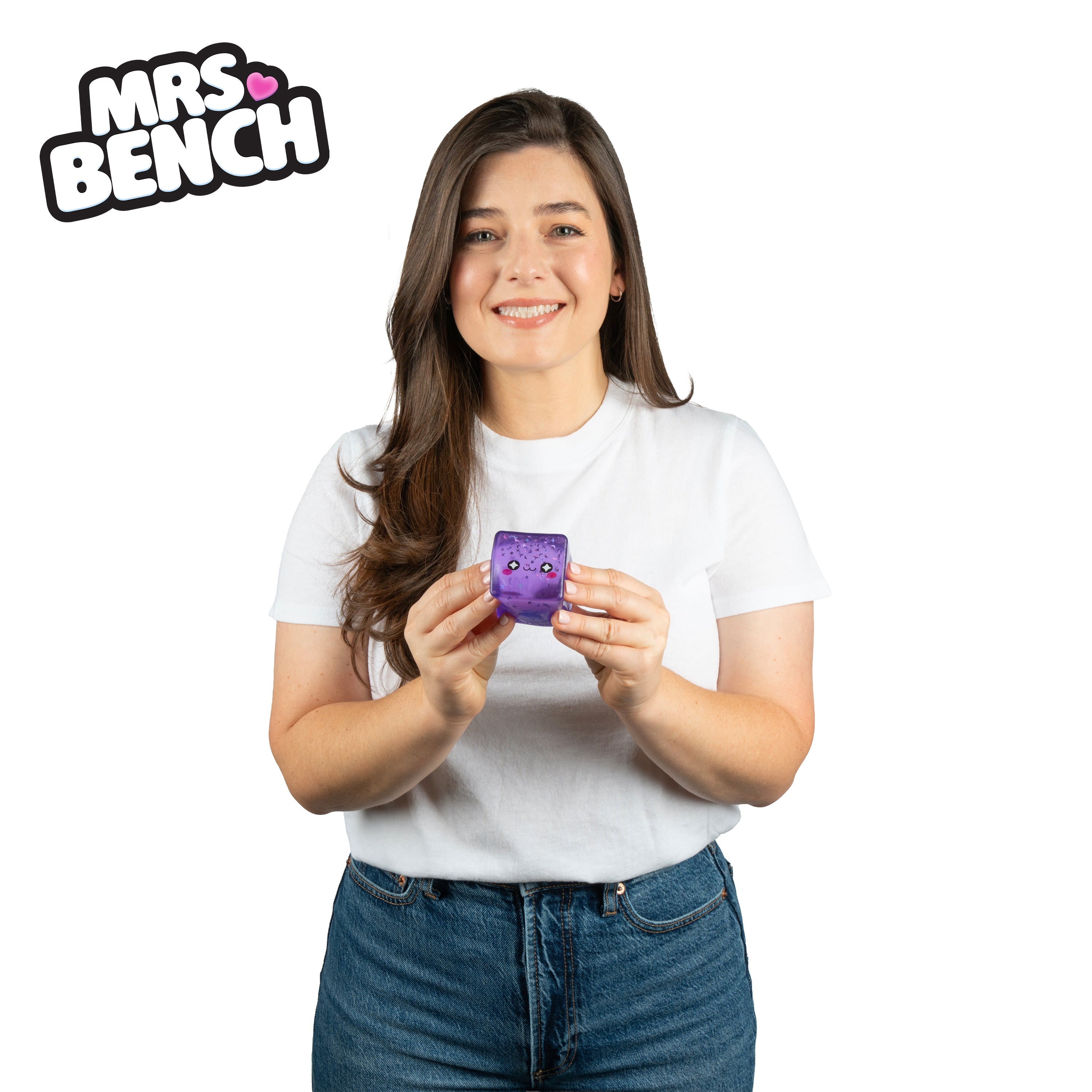 Mrs.Bench MOJIS Official Squishy & Fidget Trading Mat Combo with Mystery Squishy & Clicker