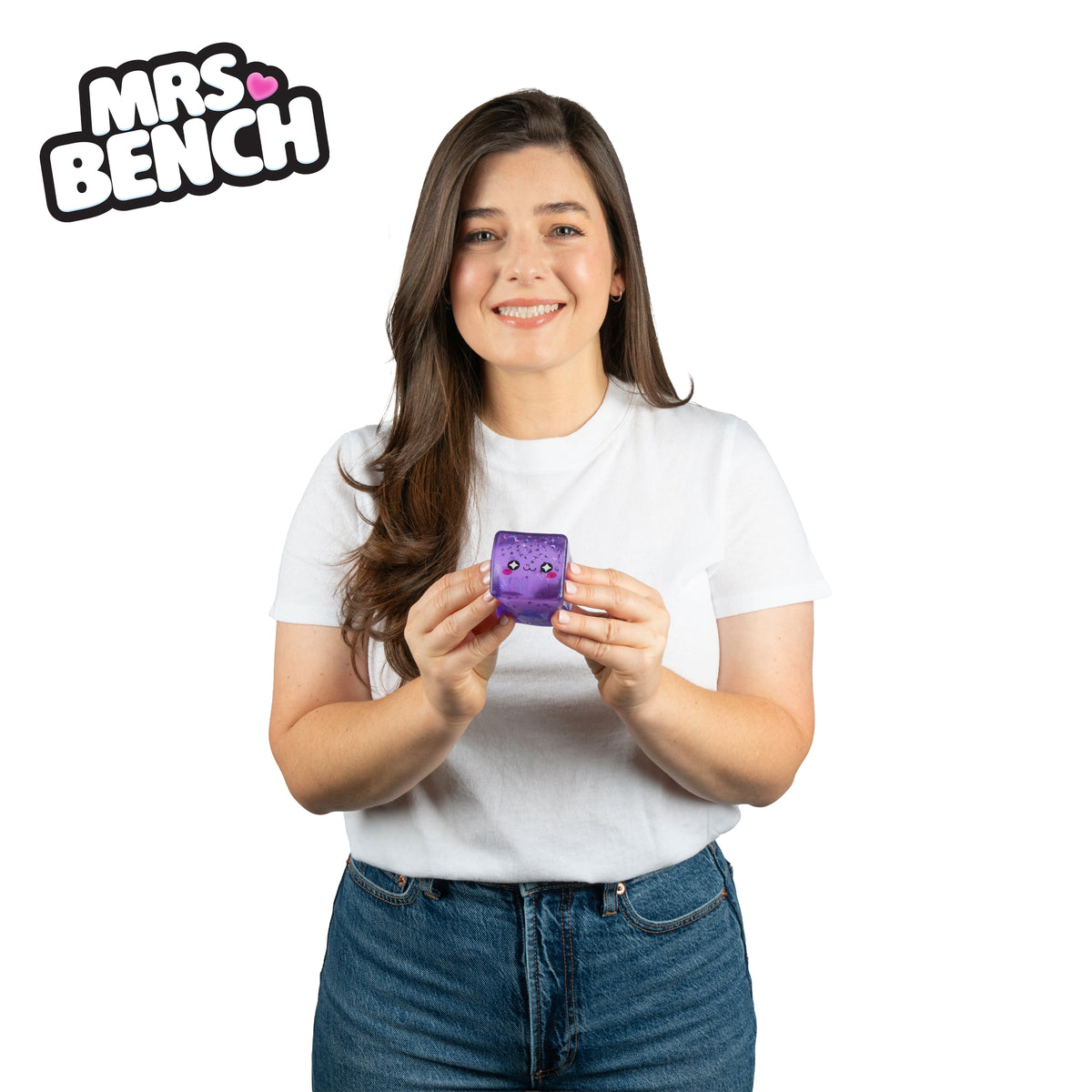 Mrs.Bench MOJIS Official Squishy & Fidget Trading Mat Combo with Mystery Squishy & Clicker