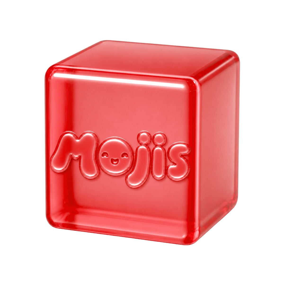 4Pk Mojis Glitter Ice Swirls Glow Squishes