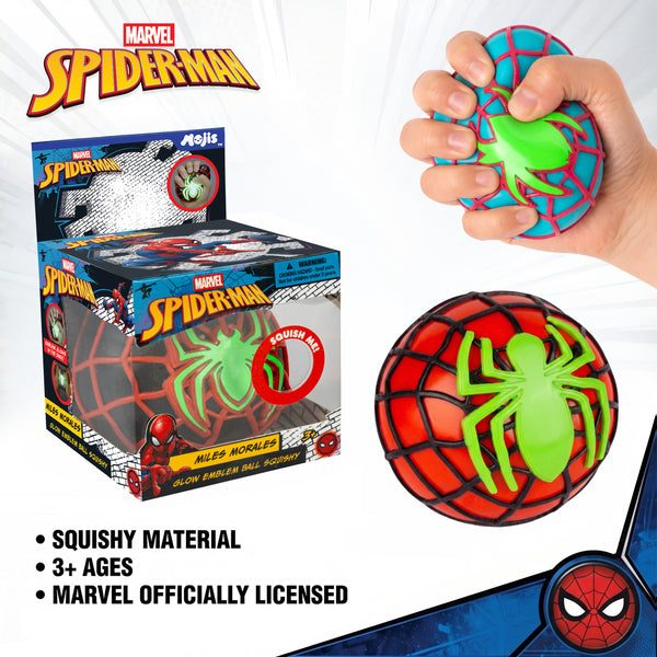 Mojis Marvel Spider-Man Glow in the dark Squishes