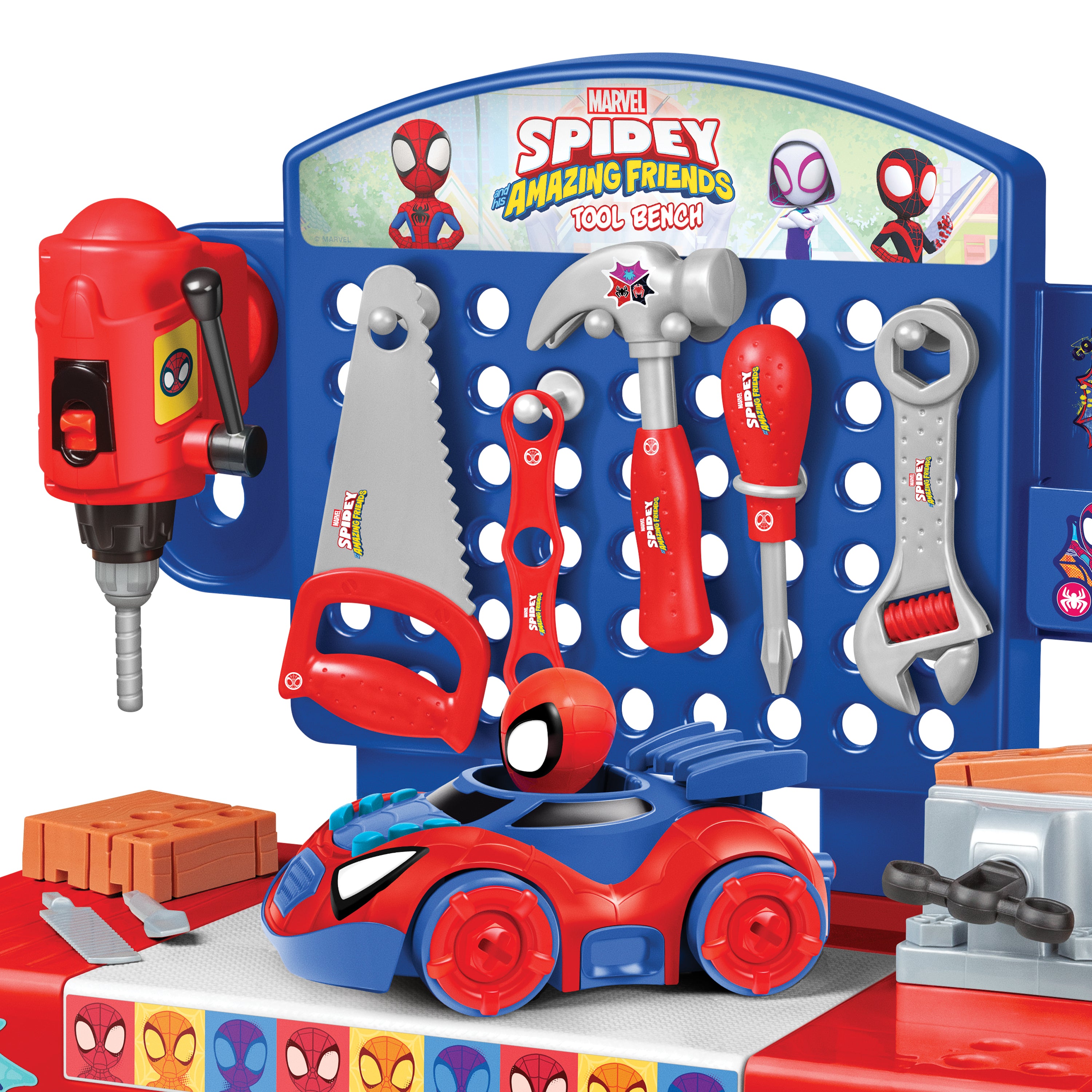 Spidey and His Amazing Friends Tool Bench Playset
