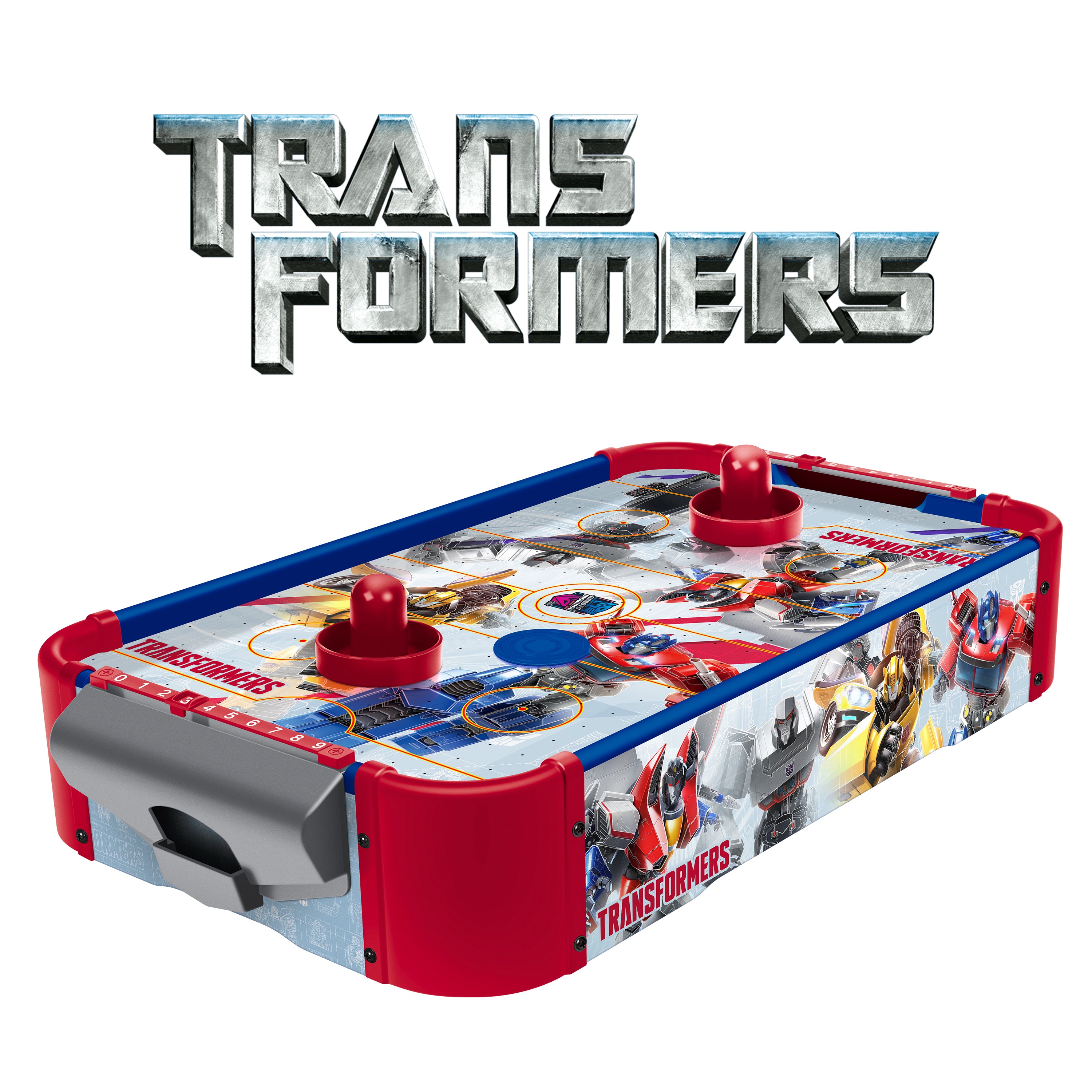 Mesa electrónica de hockey de aire de madera Transformers