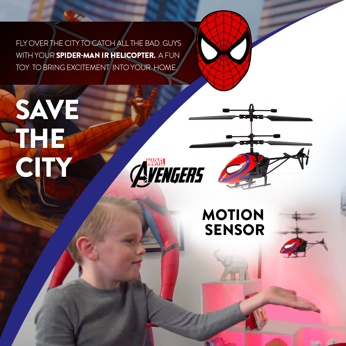 Spider-Man Remote Control 2CH Helicopter